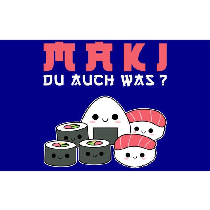 Happy Sushi Maki Du Auch Was? Gift For Sushi Lovers Great Gift Bumper Sticker