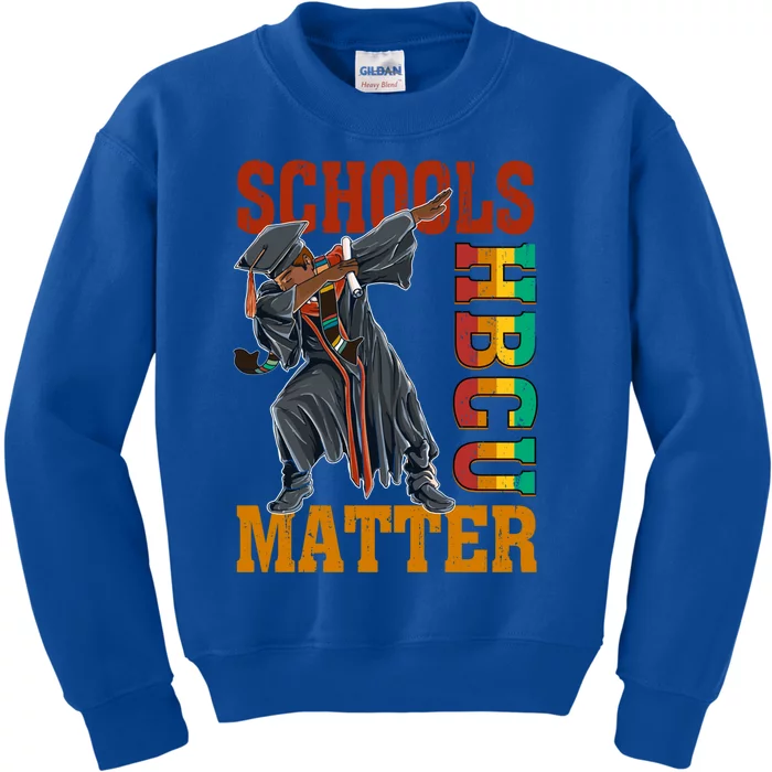 Hbcu Schools Matter Blm Historically Black College Graduate Gift Kids Sweatshirt