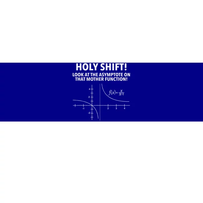 Holy Shift Math Geek And Nerd Funny Math Pi Day Bumper Sticker