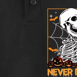 Halloween Shirts Never Better Skeleton Funny Skull Dry Zone Grid Performance Polo