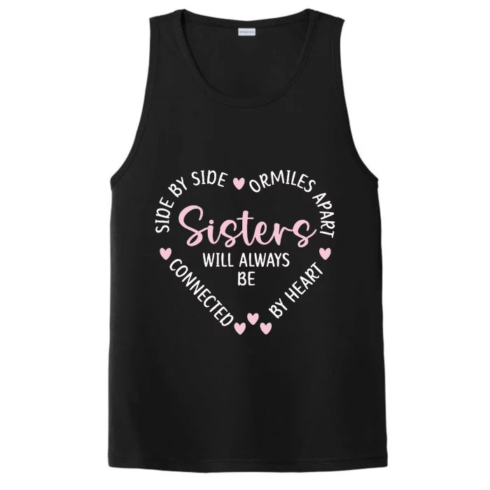 Heartshaped Sister Necklace Symbol of Eternal Bond Performance Tank