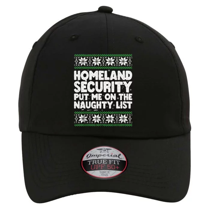 Homeland Security Naughty List Christmas Great Gift The Original Performance Cap