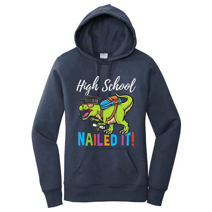 High School Nailed It Dinosaur Graduation Women's Pullover Hoodie