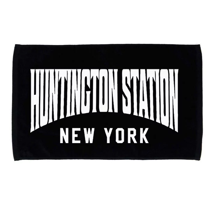 Huntington Station New York Microfiber Hand Towel