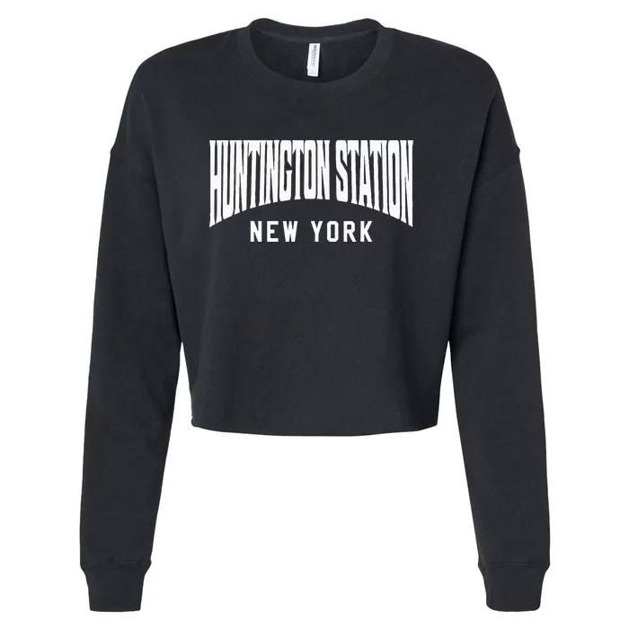 Huntington Station New York Cropped Pullover Crew