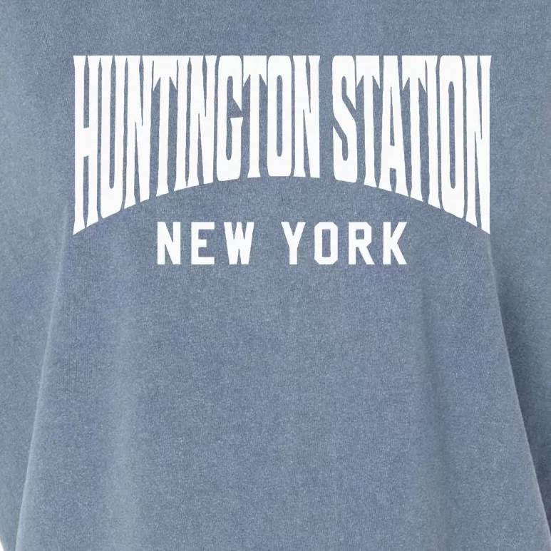 Huntington Station New York Garment-Dyed Women's Muscle Tee