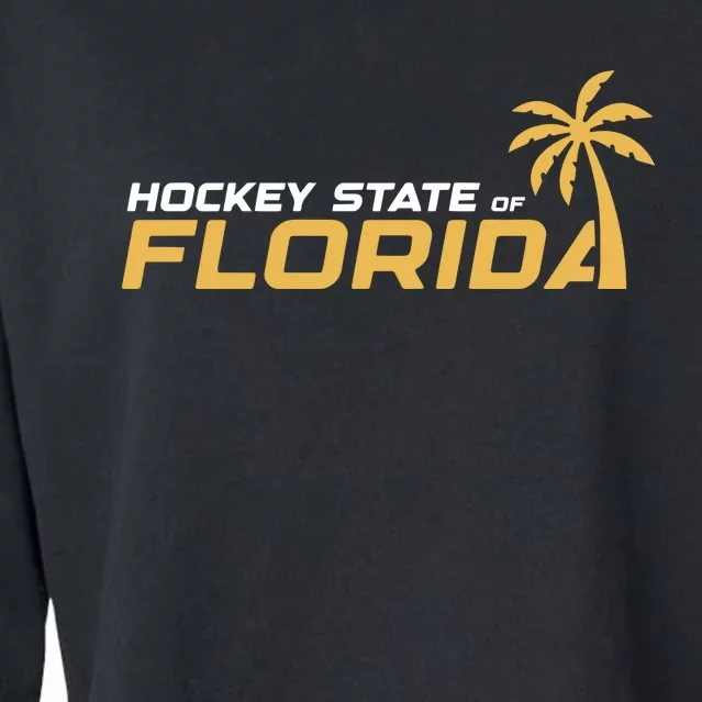 Hockey State Of Florida Cropped Pullover Crew