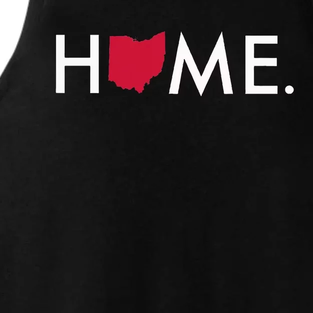 Home State Ohio Ladies Tri-Blend Wicking Tank