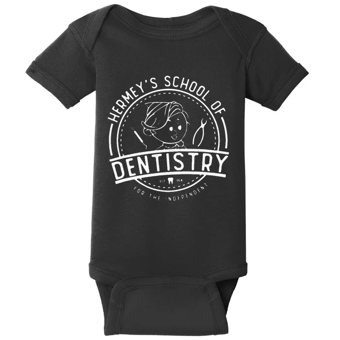 Hermey’S School Of Dentistry Christmas Dental Hygienist Baby Bodysuit