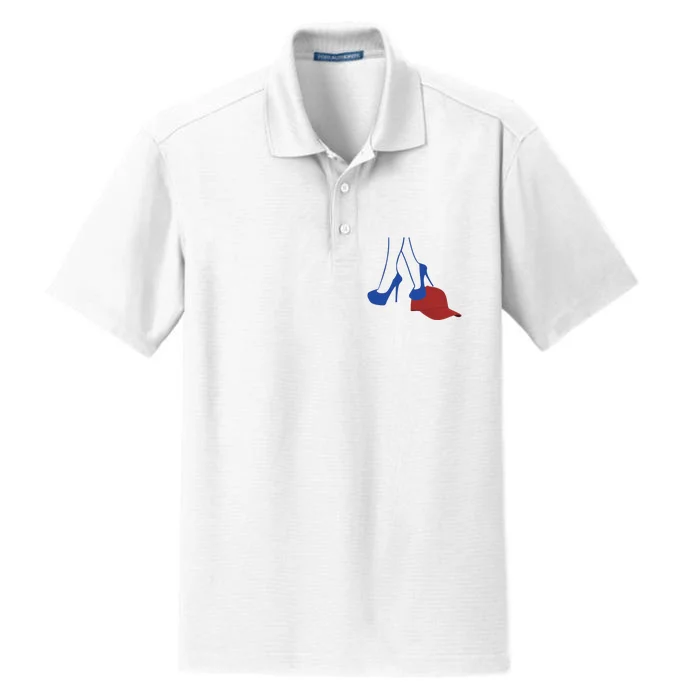 Heels Stepping On Red Hat Dry Zone Grid Performance Polo