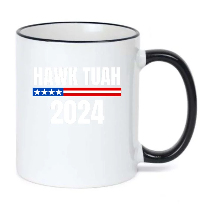 Hawk Spit On That Thing Presidential Candidate Parody Black Color Changing Mug