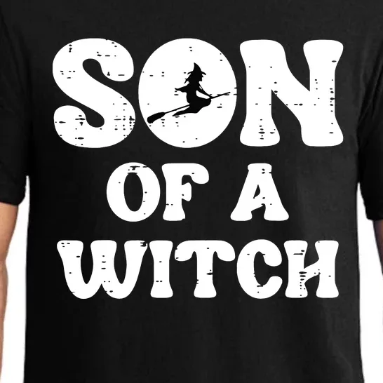 Halloween Son Of A Witch Funny Costume Family Boy Kids Teen Pajama Set