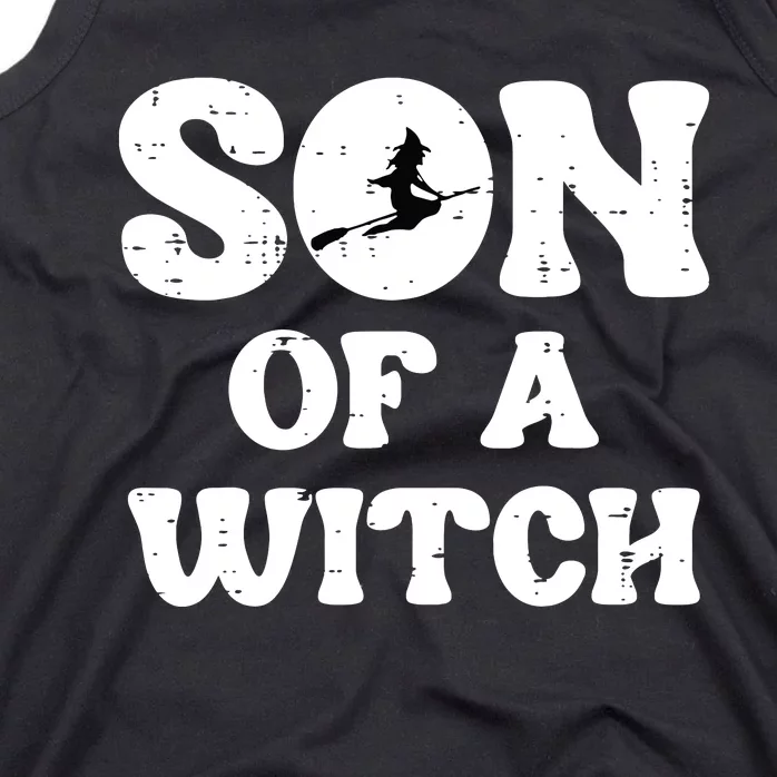 Halloween Son Of A Witch Funny Costume Family Boy Kids Teen Tank Top