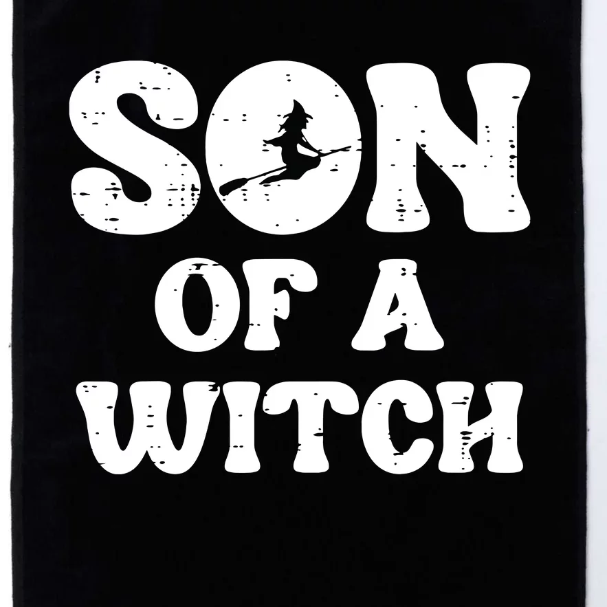 Halloween Son Of A Witch Funny Costume Family Boy Kids Teen Platinum Collection Golf Towel