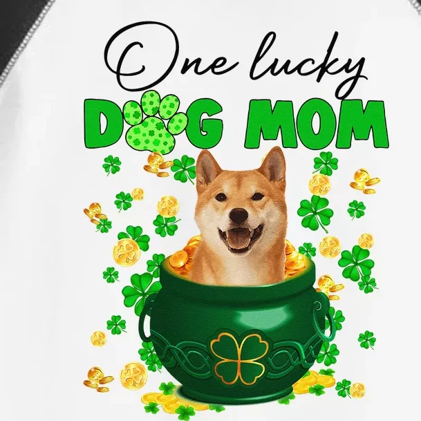 Happy St. Patrick's Day Funny Saint Patricks Shiba Inu Dog Toddler Fine Jersey T-Shirt