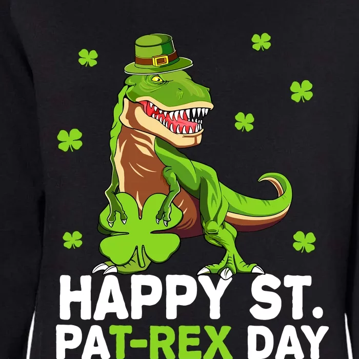 Happy St PaT-Rex Dinosaur Saint Patrick's Day For Boy Girl Womens California Wash Sweatshirt