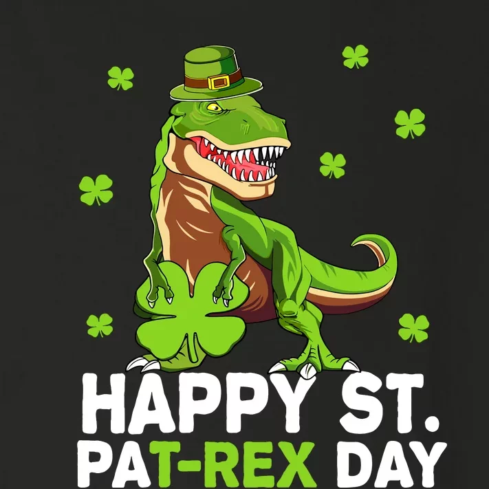 Happy St PaT-Rex Dinosaur Saint Patrick's Day For Boy Girl Toddler Long Sleeve Shirt