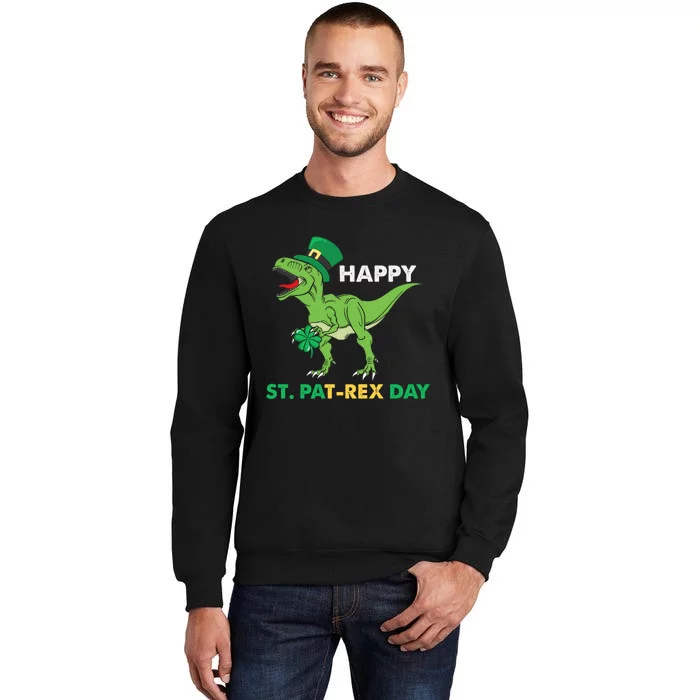 Happy St Patrex Day Funny T Rex St Patricks Day Sweatshirt