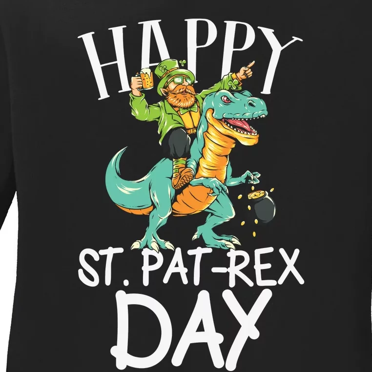 Happy St Patrex Day Funny Patricks Day Ladies Long Sleeve Shirt