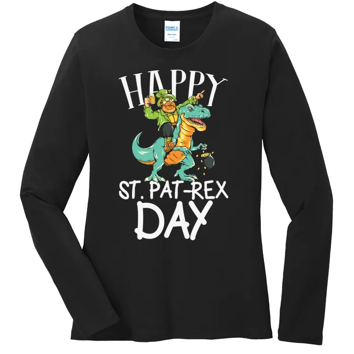 Happy St Patrex Day Funny Patricks Day Ladies Long Sleeve Shirt