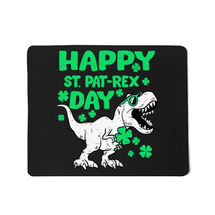 Happy St PaTRex Dinosaur Saint Patrick's Day Boy Girl Tank Top Mousepad