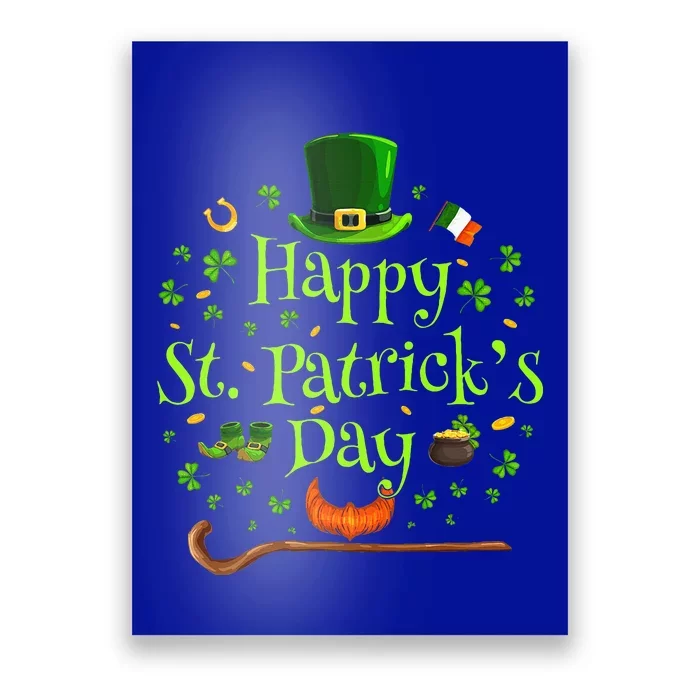 Happy St Patrick's Day Green Shamrock Irish Saint Patrick’s Poster