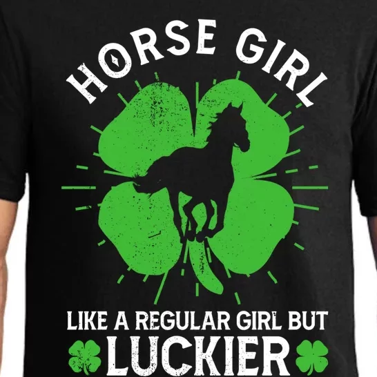 Horse St Patricks Day Horseback Riding Equestrian Gift Pajama Set