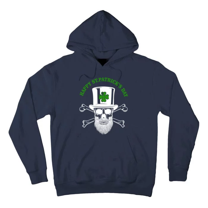 Happy St Patrick's Day Skull Holiday Tall Hoodie