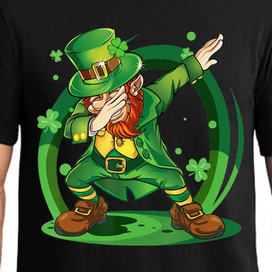 Happy St Patricks Day Dabbing Leprechaun Pajama Set