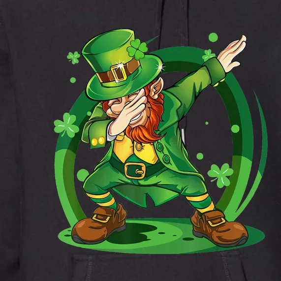 Happy St Patricks Day Dabbing Leprechaun Premium Hoodie