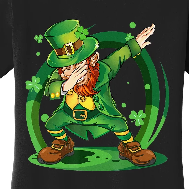 Happy St Patricks Day Dabbing Leprechaun Women's T-Shirt