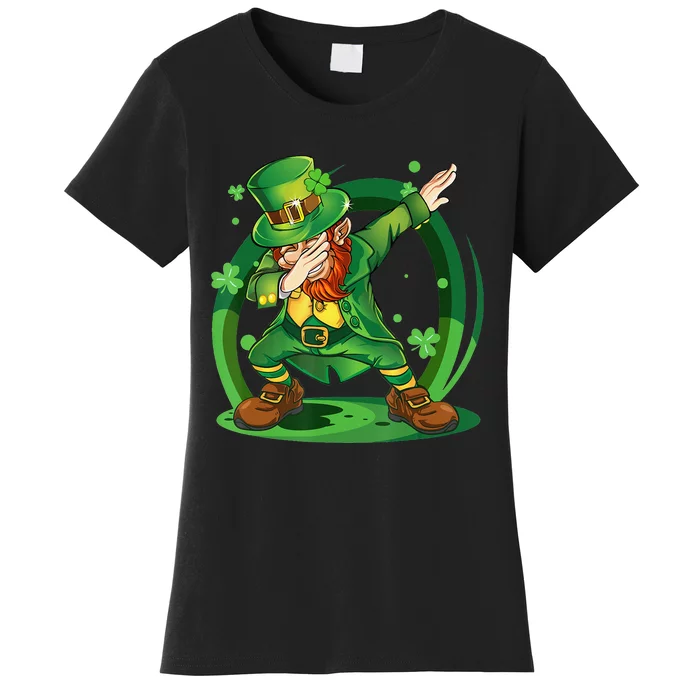 Happy St Patricks Day Dabbing Leprechaun Women's T-Shirt