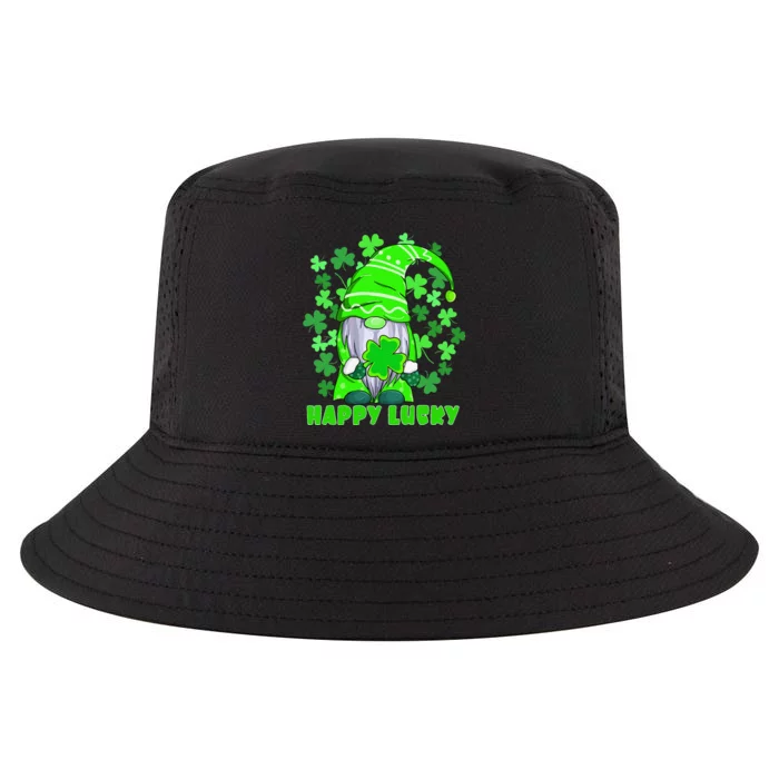 Happy Saint Patrick's Day With Happy Lucky Gnome Andshamrock Cool Comfort Performance Bucket Hat