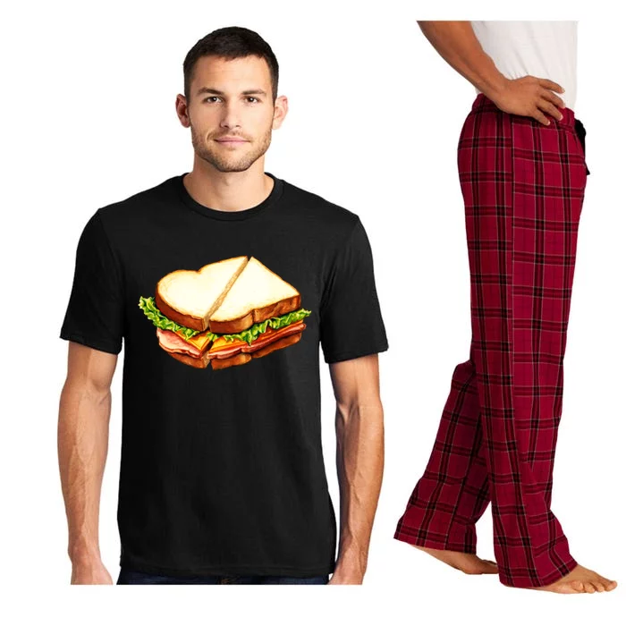 Ham Sandwich Pattern Pajama Set