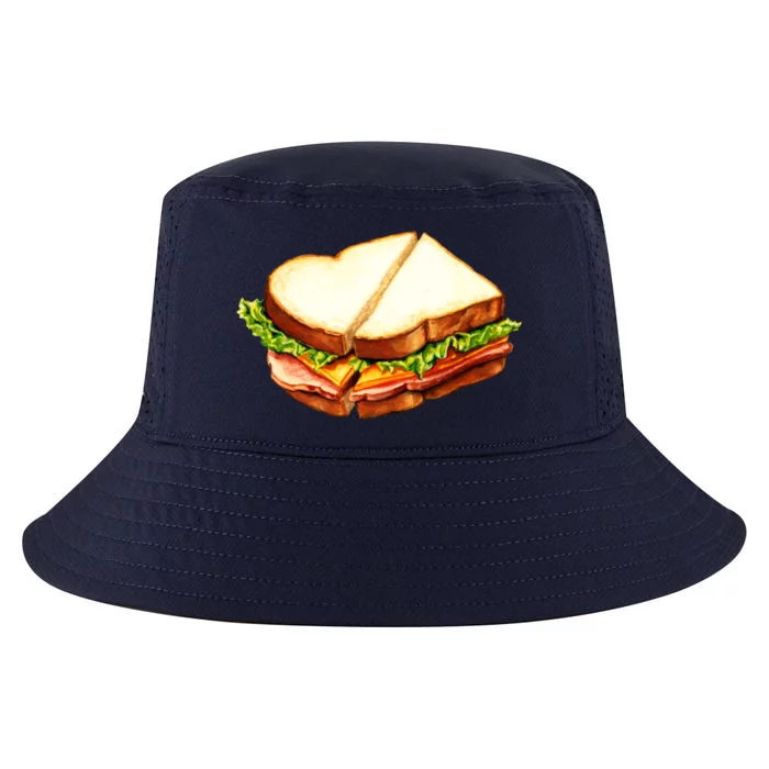 Ham Sandwich Pattern Cool Comfort Performance Bucket Hat