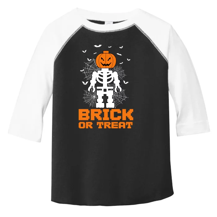 Halloween Skeleton Pumpkin Master Builder Block Building Gifts Toddler Fine Jersey T-Shirt