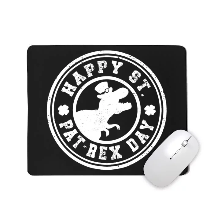 Happy St Pat Rex Day Dino St Patricks Day Mousepad