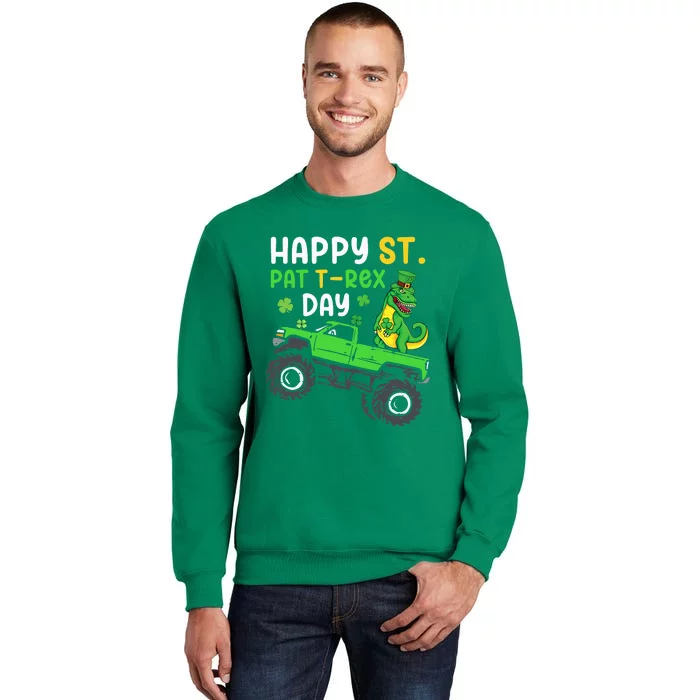 Happy St Pat Trex Day St Patrick's Day Trex Sweatshirt