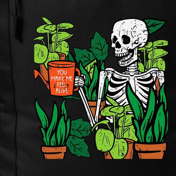 Halloween Skeleton Plants Alive Cute Costume Daily Commute Backpack