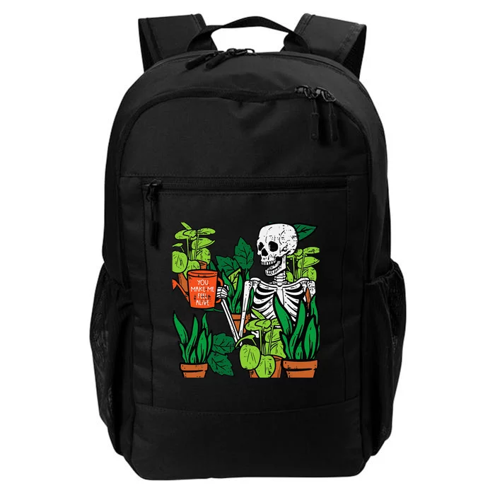 Halloween Skeleton Plants Alive Cute Costume Daily Commute Backpack