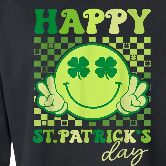 Happy St PatrickS Day Cropped Pullover Crew