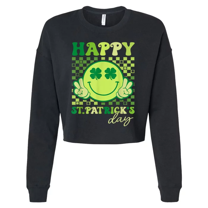 Happy St PatrickS Day Cropped Pullover Crew