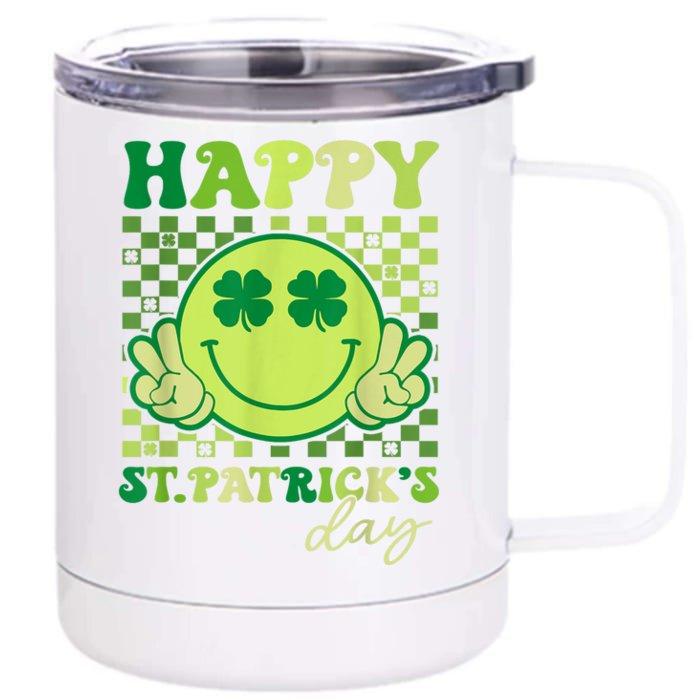 Happy St PatrickS Day Front & Back 12oz Stainless Steel Tumbler Cup