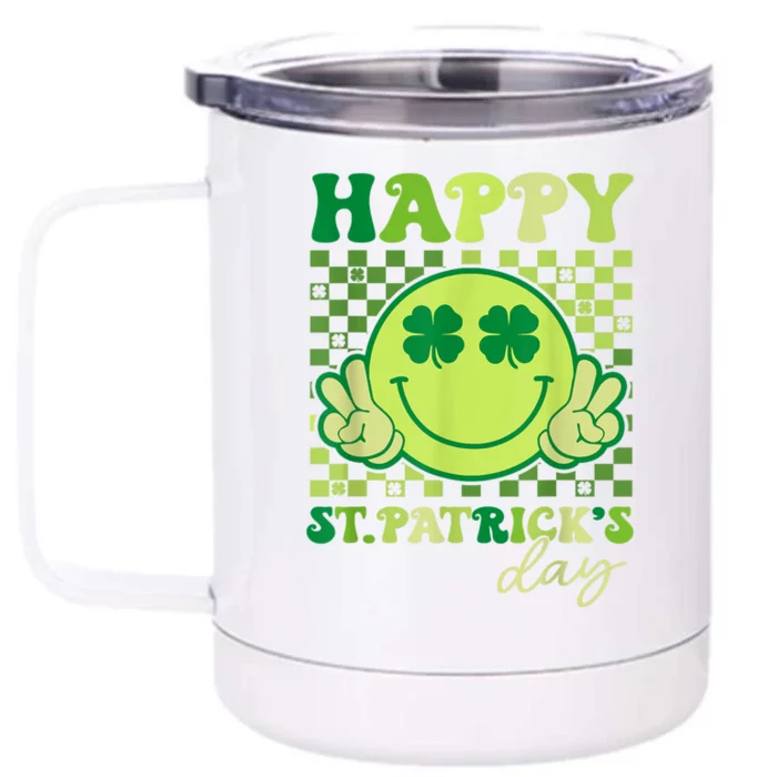 Happy St PatrickS Day Front & Back 12oz Stainless Steel Tumbler Cup