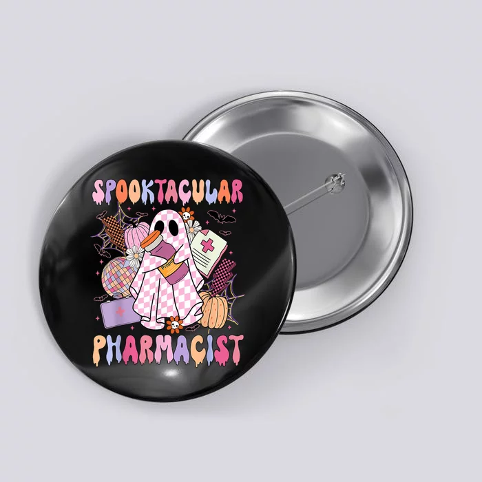 Halloween Spooktacular Pharmacist Spooky Pharmacy Week Gift Button