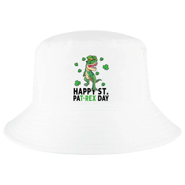 Happy St Patrick's Day T Rex Cool Comfort Performance Bucket Hat