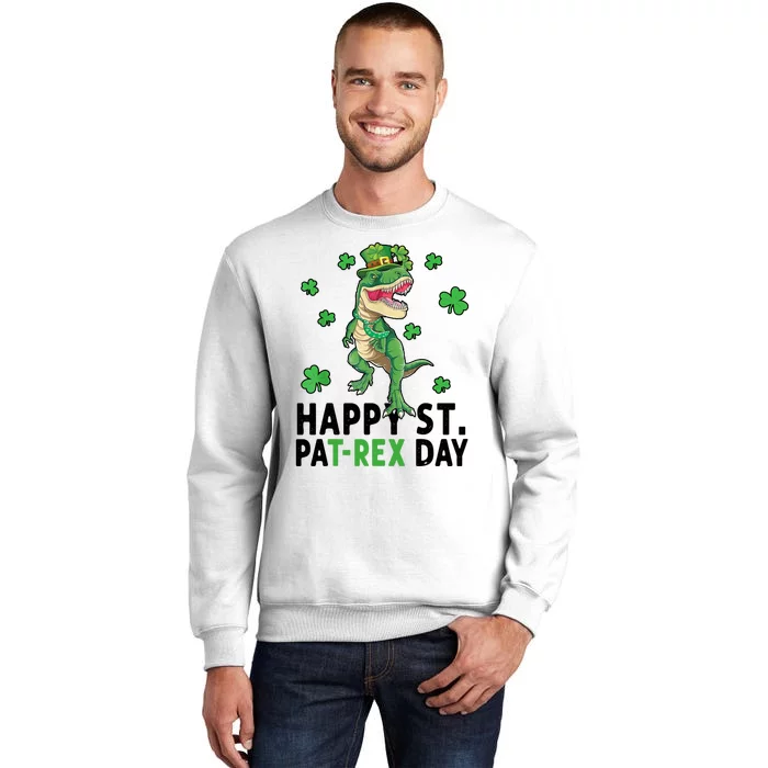 Happy St Patrick's Day T Rex Sweatshirt