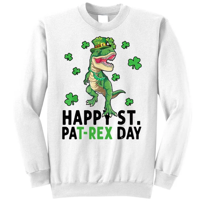 Happy St Patrick's Day T Rex Sweatshirt