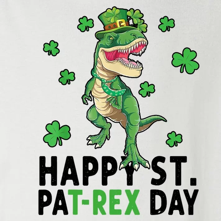 Happy St Patrick's Day T Rex Toddler Long Sleeve Shirt