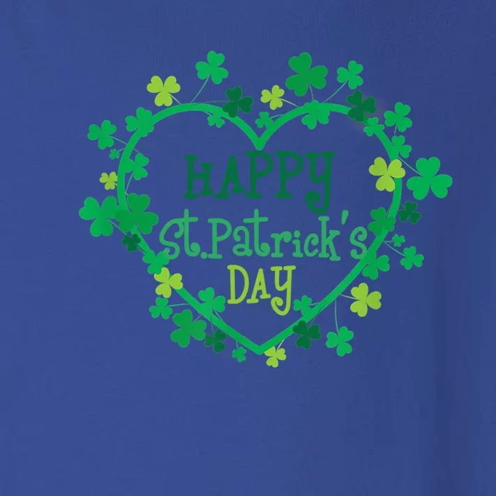 Happy St Patrick's Day Funny Saint Patrick Irish Cute Gift Toddler Long Sleeve Shirt